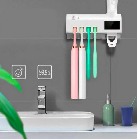 Držač četkica, UV sterilizator i automatski dozator paste za zube