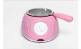 Rozi fondue set "Chocolatiere" za topljenje čokolade