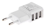 Punjač sa 3 USB ulaza za mobilne telefone, tablete, MP3 plejere i sl.,