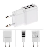 Punjač sa 3 USB ulaza za mobilne telefone, tablete, MP3 plejere i sl.,