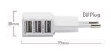 Punjač sa 3 USB ulaza za mobilne telefone, tablete, MP3 plejere i sl.,